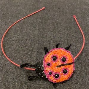 Crewcuts sequin critter ladybug headband (JCREW)